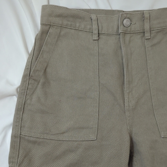 Pacsun Cargo Pants, Color Olive Green Size 24 - Picture 4 of 14